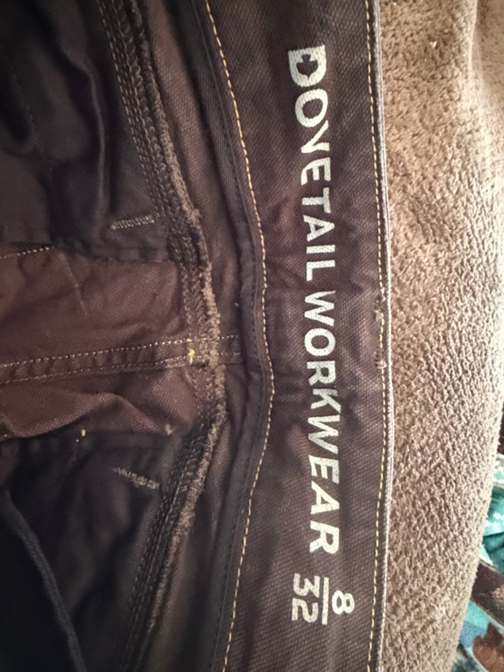 Dovetail Workwear Women's Straight Leg Pants — Brown